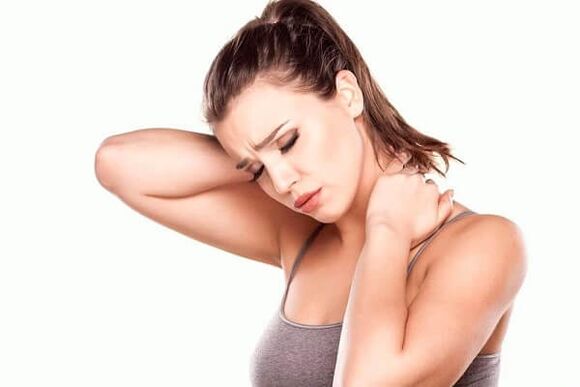 kakla sāpes mugurkaula osteohondrozes dēļ