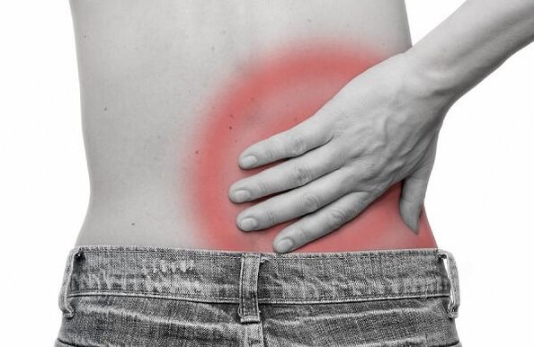 sāpes muguras lejasdaļā mugurkaula osteohondrozes dēļ
